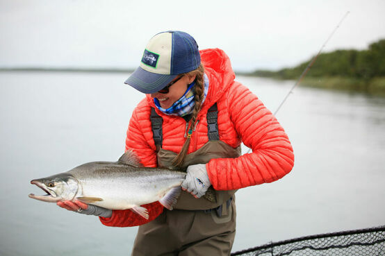 Pink Salmon caught on the Alagnak River with Angler’s Alibi
