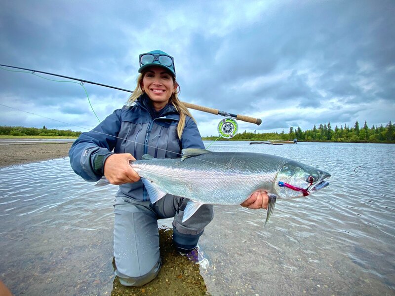 Fly Fishing for Salmon with Angler's Alibi